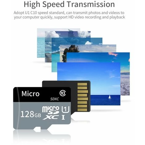 LIFCAUSAL Carte TF Carte Micro SD Grande Capacité 256GB U1 Classe 10 Carte TF Carte Mémoire Haute Vitesse Pour Téléphone Portable Caméra Dashcam Moniteur 4 LIFCAUSAL Carte TF Carte Micro SD Grande Capacité 256GB U1 Classe 10 Carte TF Carte Mémoire Haute Vitesse Pour Téléphone Portable Caméra Dashcam Moniteur – Image 2