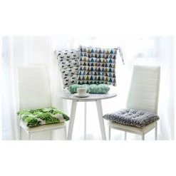 Coussins De Chaise Coussin De Siège Intérieur Extérieur Salle à Manger Jardin 40x40cm Carré ?Pieds D'oie? S'arêern -banc et tabouret Soldes Boutique 65359900 3