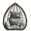 BENOBBY KIDS Suspendu Hamac Chaise Coussins, Imperméable Siège De Chaise Rembourrage Pour Patio Jardin, Balançoire Panier Suspendu Coussin De Siege, épaissi En Suspendu Coussin De Panier, Nid Suspendu Chaise Suspendue Back Swing Chair Cushion Hanging Egg Hammock Chair -banc et tabouret Soldes Boutique 65372383 1