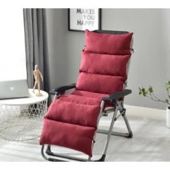 BENOBBY KIDS Automne Et Hiver Chaise En Osier Lavable/Coussin Inclinable Se Pliant Siège Siamois à Bascule Chaise/Coussin Dossier Un Coussin Universel Chaud A+ (Color : Bleu Marine, Size :125cmX50CMX12CM,1 Pièce) -banc et tabouret Soldes Boutique 65372503 2