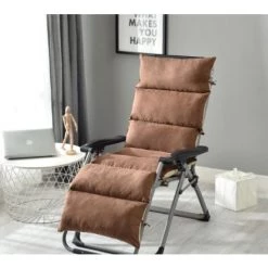 BENOBBY KIDS Automne Et Hiver Chaise En Osier Lavable/Coussin Inclinable Se Pliant Siège Siamois à Bascule Chaise/Coussin Dossier Un Coussin Universel Chaud A+ (Color : Bleu Marine, Size :125cmX50CMX12CM,1 Pièce) -banc et tabouret Soldes Boutique 65372503 4