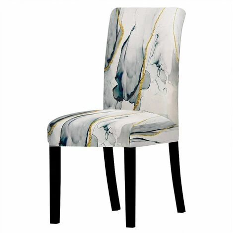 FUIENKO Housse De Siège De Chaise En Marbre Coloré, Couverture De Chaise Psychédélique, Décoration De Fête De Banquet D'h?tel, Anti-salissure,CC0015-7,CHINA 5 FUIENKO Housse De Siège De Chaise En Marbre Coloré, Couverture De Chaise Psychédélique, Décoration De Fête De Banquet D'h?tel, Anti-salissure,CC0015-7,CHINA – Image 3