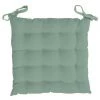 Dessus De Chaise Capitonné En Microfibre Lavée BOHEME Vert Eau, Par Soleil D'Ocre - Vert