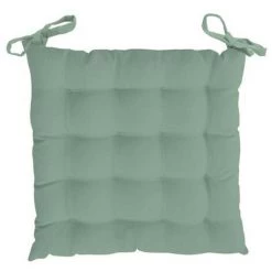 Dessus De Chaise Capitonné En Microfibre Lavée BOHEME Vert Eau, Par Soleil D'Ocre - Vert