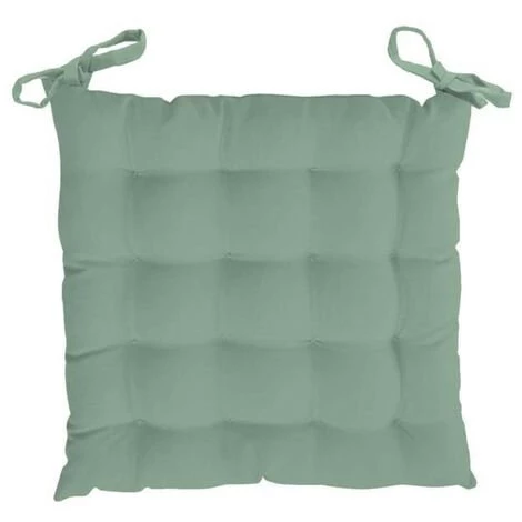 Dessus De Chaise Capitonné En Microfibre Lavée BOHEME Vert Eau, Par Soleil D'Ocre - Vert 3 Dessus De Chaise Capitonné En Microfibre Lavée BOHEME Vert Eau, Par Soleil D'Ocre - Vert