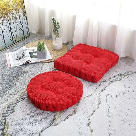 HELLO KITTY BAIN Coussin D'assise Rond épaissi Coussin D'assise Rond (rouge) 4 HELLO KITTY BAIN Coussin D'assise Rond épaissi Coussin D'assise Rond (rouge) – Image 2