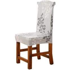 ILOVEMILAN 4 Pièces élastique Housse De Chaise Housse De Chaise Impression Maison Hôtel Restaurant Chaise Couverture Simple Tabouret Couverture Universelle Housse De Siège