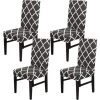 BAICCCF Housse De Chaise, Housse De Siège De Chaise Extensible 4 Pièces Amovible Lavable Tabouret De Salle à Manger Housses De Chaise Housses De Siège De Protection De Chaise (noir + Blanc) - Noir + Blanc 1 BAICCCF Housse De Chaise, Housse De Siège De Chaise Extensible 4 Pièces Amovible Lavable Tabouret De Salle à Manger Housses De Chaise Housses De Siège De Protection De Chaise (noir + Blanc) - Noir + Blanc -banc et tabouret Soldes Boutique 65748582 1