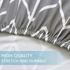 BAICCCF Housse De Chaise, Housses De Chaise De Salle à Manger Extensibles, Housse De Protection Pour Chaise à Dossier Haut, Housses De Siège élastiques Pour Salle à Manger, Mariage, Banquet, Décoration De Fête (BTC05, 4 Pièces) - Btc05 -banc et tabouret Soldes Boutique 65748647 5