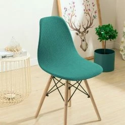 BAICCCF Housse De Chaise De Salle à Manger En Jacquard Extensible Sans Accoudoirs Housses De Chaise Amovibles Et Lavables Pour Cuisine, Banquet, Maison, Hôtel, Chaises Latérales, Housse De Siège (lot De 6, Vert) - Vert 8 BAICCCF Housse De Chaise De Salle à Manger En Jacquard Extensible Sans Accoudoirs Housses De Chaise Amovibles Et Lavables Pour Cuisine, Banquet, Maison, Hôtel, Chaises Latérales, Housse De Siège (lot De 6, Vert) - Vert -banc et tabouret Soldes Boutique 65748659 2