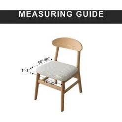FUHUIDATRADING Housses De Siège Pour Chaise De Salle à Manger Housses De Siège Housses De Chaise De Cuisine (2 Pièces) -banc et tabouret Soldes Boutique 65754366 4