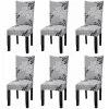 OUSUDELA Housses De Chaise Extensibles Universelles Lot De 6 Housses De Chaise Pour Chaise Salle à Manger Feuilles D'automne -banc et tabouret Soldes Boutique 65796414 1