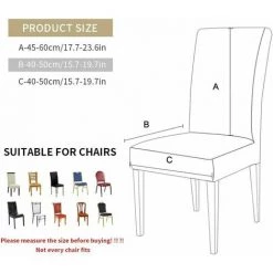 LUCKY-88 Housse De Chaise élastique Housse De Chaise Anti-poussière 8 LUCKY-88 Housse De Chaise élastique Housse De Chaise Anti-poussière -banc et tabouret Soldes Boutique 65799968 2