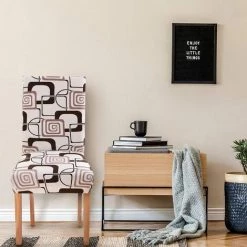 YIENJAOY Housse De Chaise Salle à Manger Extensible 4 Pièces,Housse De Chaise Universelle Lavables,Couverture De Chaise Facile à Nettoyer Pour Décor Salle à Manger Hôtel Restaurant,Blanc Classique -banc et tabouret Soldes Boutique 65810574 3