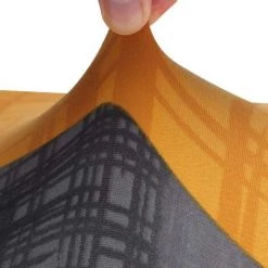 YIENJAOY Housse De Chaise Salle à Manger Extensible 4 Pièces,Housse De Chaise Universelle Lavables,Couverture De Chaise Facile à Nettoyer Pour Décor Salle à Manger Hôtel Restaurant,gris Orange -banc et tabouret Soldes Boutique 65810640 4