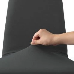 YIENJAOY Housse De Chaise 6 Pièces Imperméables, Housse De Chaise Salle à Manger, Housse Chaise Extensible, Universel, Facile à Installer, Facile à Nettoyer (Gris Foncé) 10 YIENJAOY Housse De Chaise 6 Pièces Imperméables, Housse De Chaise Salle à Manger, Housse Chaise Extensible, Universel, Facile à Installer, Facile à Nettoyer (Gris Foncé) -banc et tabouret Soldes Boutique 65810672 4