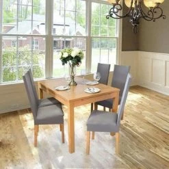 LINKLIFE™ Housse De Chaise 6 Pièces, Housse De Salle à Manger Pour Un Ajustement Universel, Lycra étirable, Très Facile à Nettoyer Et Durable, Bouquet, Hôtel, Décor De Restaurant (Moka, 6 Pièces) -banc et tabouret Soldes Boutique 65848823 3