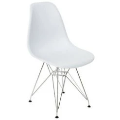 BRICOMARTEAU Chaise De Salle à Manger DKD Home Decor Blanc (46 X 52 X 82 Cm)