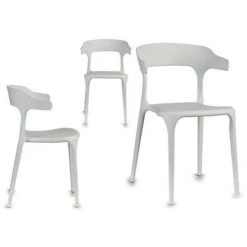 BRICOMARTEAU Chaise De Salle à Manger Blanc (42 X 77 X 47 Cm)