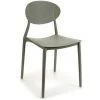BRICOMARTEAU Chaise De Salle à Manger Gris Plastique (41 X 81 X 49 Cm)