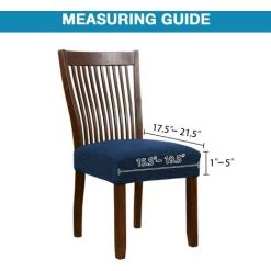 PESCE Housses De Siège De Chaise De Salle à Manger Jacquard, Spandex Extensible Sans Dossier Housse De Protection De Siège De Chaise De Salle à Manger Amovible Lavable Pour Chaises Hautes De Bureau -banc et tabouret Soldes Boutique 66075861 3