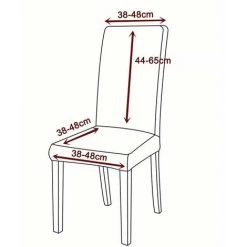 4 Pack Super Fit Stretch Amovible Lavable Courte Chaise De Salle à Manger Housse De Protection Housse De Siège Pour H?tel, Salle à Manger, Cérémonie, Banquet De Mariage Ephé -banc et tabouret Soldes Boutique 66086330 5