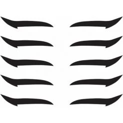 LIFCAUSAL Double Eyelid Tape Glitter Eyeliner Fard à Paupières Autocollant Outil De Maquillage Des Yeux, Noir