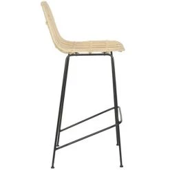 DRAWER Lot De 2 Tabourets De Bar En Rotin 67cm - Hilo - Couleur - Naturel 10 DRAWER Lot De 2 Tabourets De Bar En Rotin 67cm - Hilo - Couleur - Naturel -banc et tabouret Soldes Boutique 66266449 4