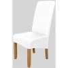 LIFCAUSAL Housse De Chaise De Salle à Manger, Housse De Chaise Amovible En Cuir PU Lavable Imperméable Pour La Cérémonie De Mariage à La Maison (blanc) 2 LIFCAUSAL Housse De Chaise De Salle à Manger, Housse De Chaise Amovible En Cuir PU Lavable Imperméable Pour La Cérémonie De Mariage à La Maison (blanc) -banc et tabouret Soldes Boutique 66304789 1