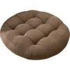 EINEMGELD Coussin De Siège Rond, Rembourrage En Velours Côtelé Rempli D'EPE (gris) -banc et tabouret Soldes Boutique 66361749 1