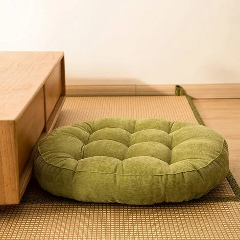 EINEMGELD Coussin De Siège Rond, Rembourrage En Velours Côtelé Rempli D'EPE (vert) 7 EINEMGELD Coussin De Siège Rond, Rembourrage En Velours Côtelé Rempli D'EPE (vert) – Image 5