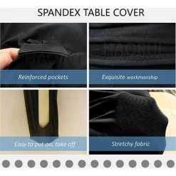 Spandex Stretch Lycra Housses De Chaise Ensemble De 4 Housses De Chaise En Lycra De Polyester Moderne Pour La Fête De Mariage événement Anniversaire Décoration (Un Paquet De 4, Noir) Adélala 9 Spandex Stretch Lycra Housses De Chaise Ensemble De 4 Housses De Chaise En Lycra De Polyester Moderne Pour La Fête De Mariage événement Anniversaire Décoration (Un Paquet De 4, Noir) Adélala -banc et tabouret Soldes Boutique 66385302 3