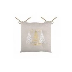 LOVELY CASA Coussin De Chaise Freya Beige