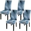 READCLY Housse De Chaise Extensible 4 Pièces Moderne Housse De Salle à Manger Lavable Couverture De Chaise Pour Salle à Manger Bouquet De Mariage Hôtel Décor De Restaurant(,Lot Di 4) -banc et tabouret Soldes Boutique 66650215 1