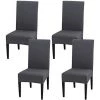 READCLY Housses De Chaise, Ensemble De 4 Housses De Chaise De Salle à Manger, Housses Extensibles Amovibles En Tissu Spandex Lavable (Gris) -banc et tabouret Soldes Boutique 66650233 1