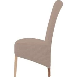 READCLY Housse De Chaise Xl De Salle A Manger 2/4/6 Pcs Chaise Housse De Protection, Couvre-siège élastique De Protecteur De Chaise Pour La Décoration De Fête De Banquet De Mariage (Le Sable,2 Pièces)