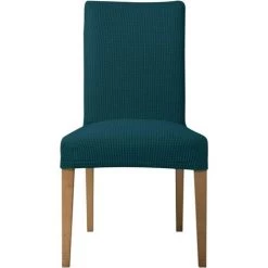 READCLY Ebeta 6 Pièces Housse De Chaise Housse De Chaise Décor Stretch-Housse Couverture De Chaise De Matériau Spandex Avec Bande élastique Pour Un Ajustement (Vert Olive, 6 Pièces)