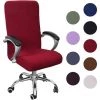 READCLY Housse De Chaise De Bureau Universelle Extensible Microfiber Lavable Couverture De Chaise Bureau Housses De Fauteuil Extensibles Confortable Fauteuil De Direction
