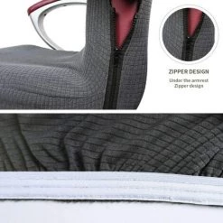 READCLY Housse De Chaise De Bureau Universelle Extensible Microfiber Lavable Couverture De Chaise Bureau Housses De Fauteuil Extensibles Confortable Fauteuil De Direction 9 READCLY Housse De Chaise De Bureau Universelle Extensible Microfiber Lavable Couverture De Chaise Bureau Housses De Fauteuil Extensibles Confortable Fauteuil De Direction -banc et tabouret Soldes Boutique 66650463 3