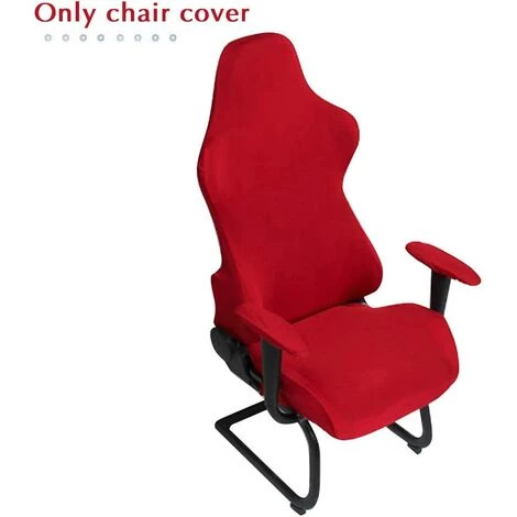 READCLY Housses De Chaise De Gaming - Housse De Chaise De Bureau Extensible - Housse Universelle Anti-poussière Pour Fauteuil De Bureau Rotatif (café-1) 6 READCLY Housses De Chaise De Gaming - Housse De Chaise De Bureau Extensible - Housse Universelle Anti-poussière Pour Fauteuil De Bureau Rotatif (café-1) – Image 4