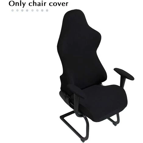 READCLY Housses De Chaise De Gaming - Housse De Chaise De Bureau Extensible - Housse Universelle Anti-poussière Pour Fauteuil De Bureau Rotatif (café-1) 7 READCLY Housses De Chaise De Gaming - Housse De Chaise De Bureau Extensible - Housse Universelle Anti-poussière Pour Fauteuil De Bureau Rotatif (café-1) – Image 5