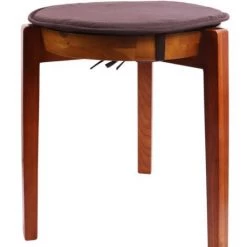 OUSUDELA Lot De 4 Coussin Rond Galette De Chaise Ronde Pour Table Et Chaise De Salle à Manger Avec Cordon De Serrage 30cm -banc et tabouret Soldes Boutique 66652008 3