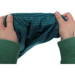 LADACèE Housse De Chaise Pour Bureau Protège-Chaise Amovible Lavable Housse De Fauteuil En Polyester Universelle Couverture De Porotection Chaise Décoration Maison Pour Bureau Fauteuil（bleu Saphir） -banc et tabouret Soldes Boutique 66750287 5