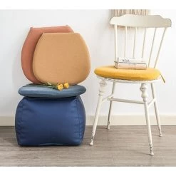 HELLO KITTY BAIN Coussin De Chaise En Mousse à Mémoire épaissie Coussin De Chaise De Cuisine En Forme De Fer à Cheval Facile à Nettoyer Antidérapant Respirant Bleu Foncé -banc et tabouret Soldes Boutique 66795139 2