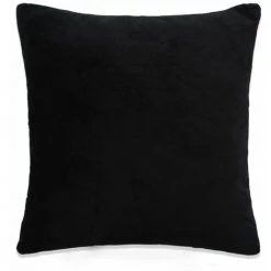 LES TENDANCES Housse De Coussin 4 Pcs Velours 40 X 40 Cm Noir -banc et tabouret Soldes Boutique 66885130 4