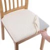 AOUGO Lot De 2 Housses De Siège De Chaise De Salle à Manger, Housses De Chaise De Salle à Manger En Jacquard Extensible Avec Boucle Pour Cuisine De Salle à Manger, Beige -banc et tabouret Soldes Boutique 66963507 1