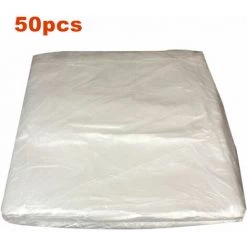 KAEJYIUT Housses De Siege En Plastique Jetables Pour Voiture Housses De Protection De Siege Transparentes Universelles Housse De Securite Pour Siege Transparent Jetable Anti-Poussiere, 50 Pieces