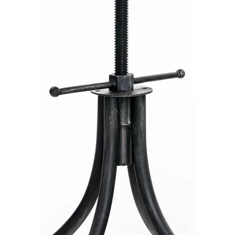 DéCOSHOP26 Set De 2 Tabourets De Bar En Métal Industriel Factory Hauteur Réglable - Or 6 DéCOSHOP26 Set De 2 Tabourets De Bar En Métal Industriel Factory Hauteur Réglable - Or – Image 4