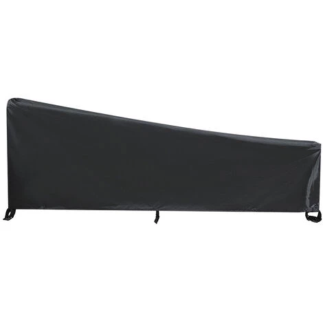 Fantablau 200*75*40*70cm 420D Housse De Chaise En Tissu Oxford Noir 7 Fantablau 200*75*40*70cm 420D Housse De Chaise En Tissu Oxford Noir – Image 5