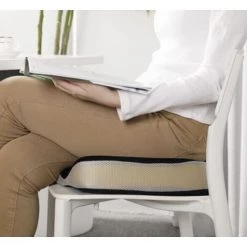 WIAN Tissu En Maille Noir + Gris Clair 45*38*13/2.5CM Mousse à Mémoire De Forme Respirante Rebond Lent Coussin De Siège De Voiture Coussin De Chaise De Bureau -banc et tabouret Soldes Boutique 67314586 5